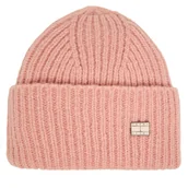 Czapki damskie - Czapka Tommy Hilfiger Elevated Heritage AW0AW17905 Różowy - miniaturka - grafika 1