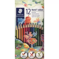 Staedtler Kredki Noris Colour trójkątne 12 kolorów - Przybory szkolne - miniaturka - grafika 1