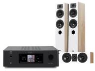 Kino domowe - NAD T758 V3i (czarny) + Diva 5 (dąb) + Diva 7 (dąb) - miniaturka - grafika 1