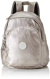 Torebki damskie - Kipling Delia Mini plecak damski, 22 x 29,5 x 18 cm (szer. x wys. x gł.), srebrny (Metallic Glow)., 22x29.5x18 cm (B x H x T) - grafika 1
