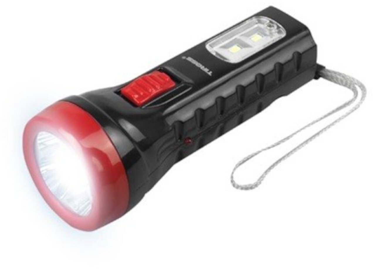 Tiross Latarka rczna 4x LED +2x SMD TS3027 z akumulatore