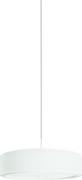 Lampy sufitowe - Nowodvorski LAMPA wisząca MIST 8942 okrągła OPRAWA minimalistyczny ZWIS abażurowy biała 8942 - miniaturka - grafika 1