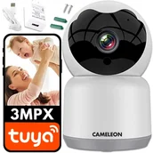 Kamery IP - KAMERA WiFi OBROTOWA 360° FULL HD 1296P TUYA 3Mpx Q6 - miniaturka - grafika 1