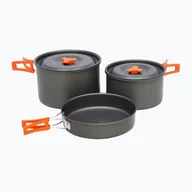 Kuchnia turystyczne i akcesoria - Zestaw naczyń turystycznych Vango Hard Anodised 4 Person Cook Kit grey - miniaturka - grafika 1