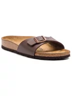 Klapki i japonki damskie - Birkenstock Klapki Madrid Bs 0040393 Brązowy - miniaturka - grafika 1