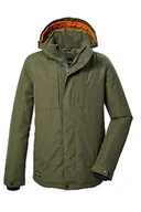 Kurtki męskie - G.I.G.A. DX Męska kurtka funkcyjna/kurtka outdoorowa wodoszczelna z odpinanym kapturem GW 56 MN JCKT, ciemnooliwkowa, XL, 41868-000 - miniaturka - grafika 1