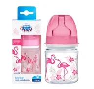 Butelki dla niemowląt - CANPOL BABIES BUTELKA SZEROKA 120ml EASY START +0m - miniaturka - grafika 1