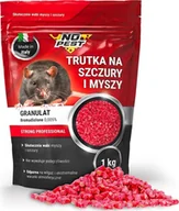 Zwalczanie i odstraszanie szkodników - NO PEST Trutka na Szczury i Myszy 1kg Środek Ziarno Trucizna Granulat Czerwony na Myszy Szczury Gryzonie - miniaturka - grafika 1