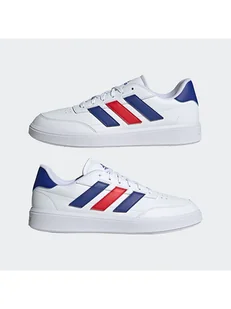 adidas Sneakersy "Courtblock" w kolorze biało-niebieskim - Trampki męskie - miniaturka - grafika 1