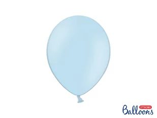 PartyDeco Balony Strong 27cm Pastel Baby Blue 50szt SB12P-011-50 - Baby shower i roczek - miniaturka - grafika 1