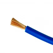 Przewody elektryczne - LgY6 niebieski H07V-K przewód jednożyłowy, żyła giętka, karton 100m - miniaturka - grafika 1