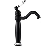 Baterie umywalkowe - Bateria umywalkowa retro VENUS złota - czarny - miniaturka - grafika 1