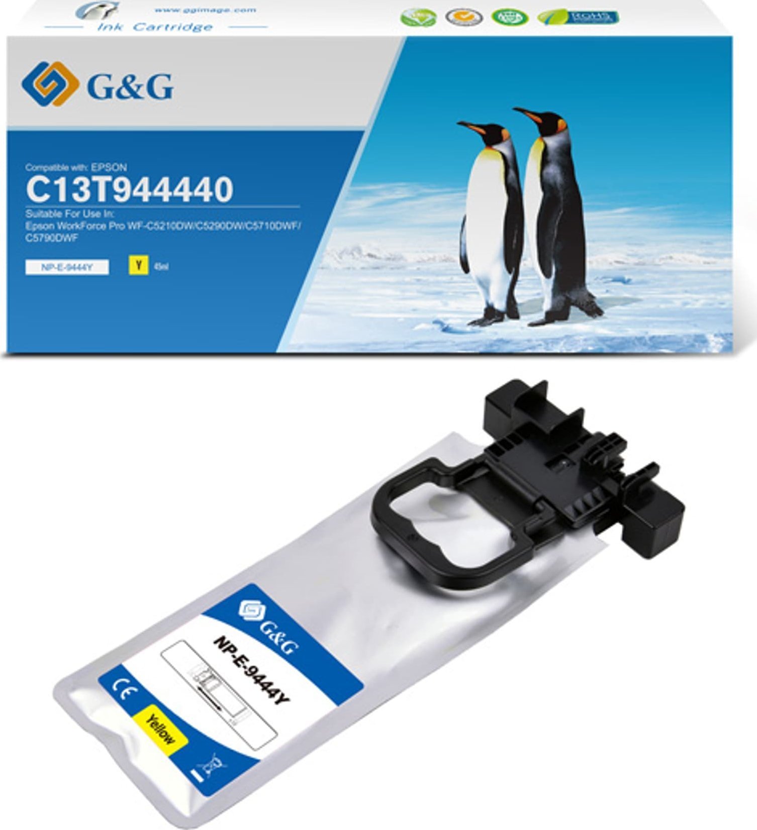 Tusz G&G G&G kompatybilny ink / tusz z C13T944440, NP-E-9444Y, yellow, 3000s