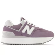 Buty sportowe damskie - Buty New Balance WL574ZSP – fioletowe - miniaturka - grafika 1