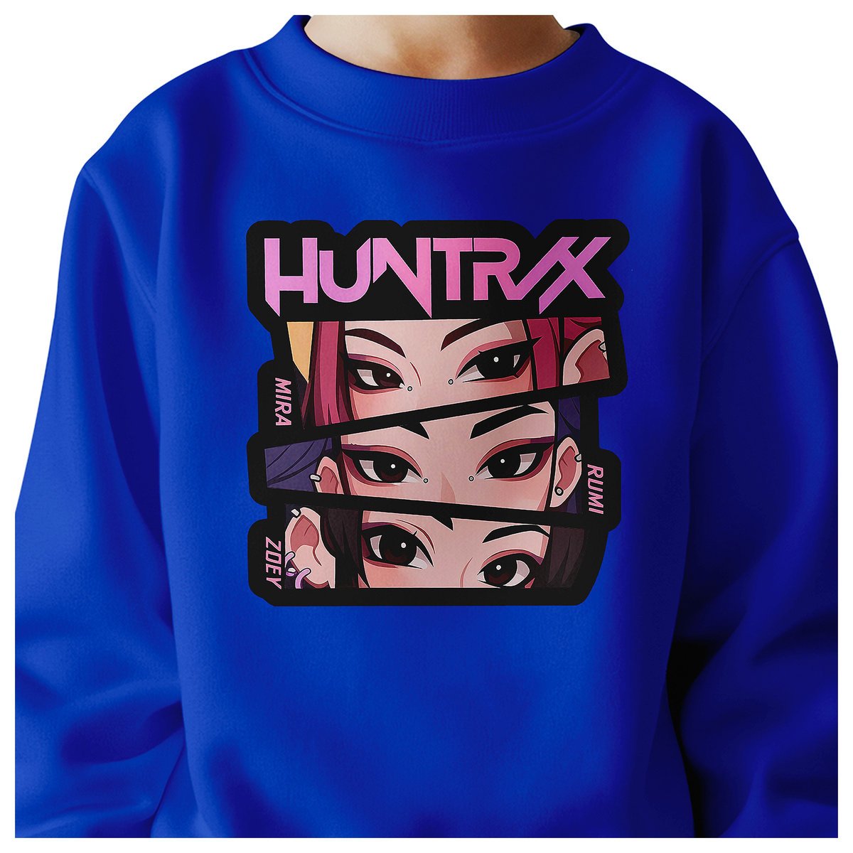 BLUZA DZIECIĘCA KPOP DEMON HUNTERS HUNTRIX 134-140 BAWEŁNIANA JAKOŚĆ
