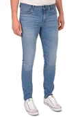 Spodnie męskie - LEE MALONE SKINNY MID WORN UNION RURKI MĘSKIE - miniaturka - grafika 1