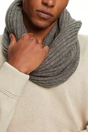 Apaszki i szaliki damskie - ESPRIT Szalik w tubce, prążkowany, mieszanka wełny, rednioszary, jeden rozmiar - miniaturka - grafika 1