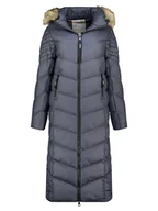 Kurtki damskie - Geographical Norway Płaszcz zimowy "Capucine" w kolorze granatowym - miniaturka - grafika 1
