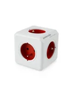 Listwy zasilające - Allocacoc PowerCube Original USB 2202 Red - miniaturka - grafika 1