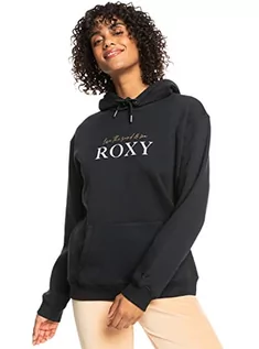 Swetry damskie - ROXY Sweter damski czarny XL - grafika 1