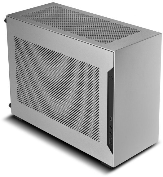 Lian-Li Obudowa Lian Li x DAN Cases A4-H2O Obudowa PC Mini obudowa Mini-ITX PCIe 5.0 Riser srebrny G99.A4H2OA5.00