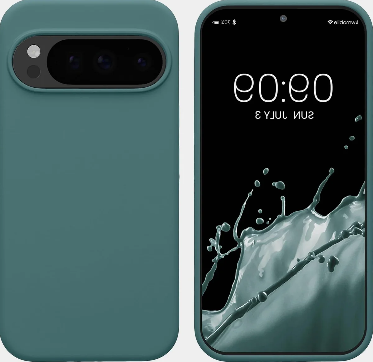 Etui elastyczne silikonowe ochronne na telefon gładkie kolor