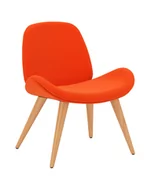 Inne meble biurowe - Fotel z niskim oparciem Tilkka 4L LWM na drewnianych nóżkach - miniaturka - grafika 1