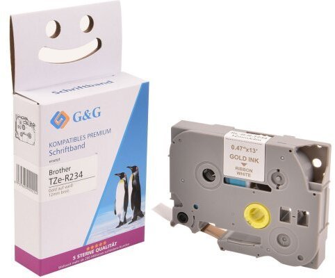 G&G Taśma jedwabna kompatybilna z Brother TZe-R234 18770