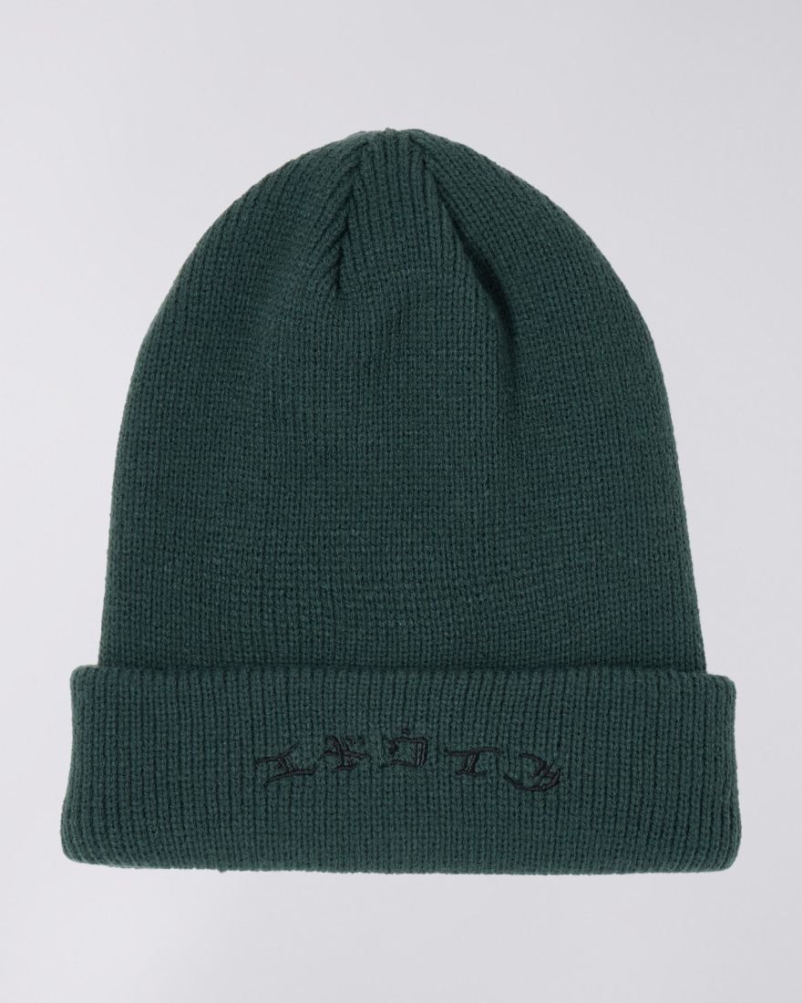 czapka uomo edwin i034123 gothic beanie 3f9.67 green gables