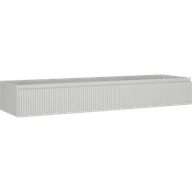 Szafki łazienkowe - Mexen Rivel szafka łazienkowa podumywalkowa 160 cm, 1 szuflada, ryflowana , szara mat - 91A20-16023-1-BF62 - miniaturka - grafika 1