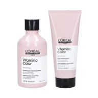 Zestawy kosmetyków damskich - L’OREAL PROFESSIONNEL VITAMINO COLOR Zestaw do włosów farbowanych Szampon 300ml + Odżywka 200ml - miniaturka - grafika 1