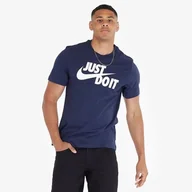 Koszulki męskie - Koszulka Męska Nike M Nsw Tee New Just Do It Swoosh Dx1989 411 R-S - miniaturka - grafika 1