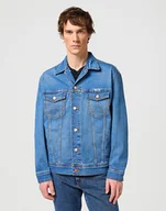 Kurtki męskie - Męska kurtka jeansowa Wrangler ANTI FIT JACKET 3XL - miniaturka - grafika 1