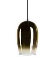Lampy sufitowe - Lampa wisząca bez rozety PANTILO OVAL E27 - złoty/chrom - miniaturka - grafika 1