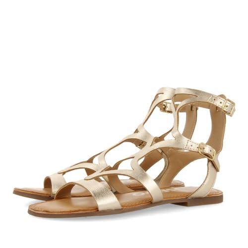 GIOSEPPO TOPOJE, Sandały damskie, Platyna, 35 EU, Platyna, 35 EU