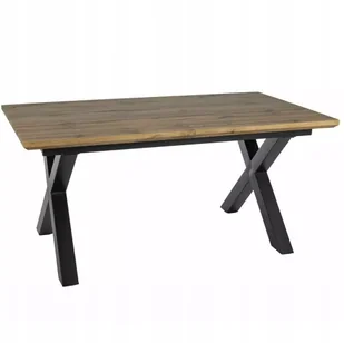 Stół Xaviero II (160-240)x90cm Czarny/Dąb Artisan Industrialny Kuchnia - Stoły - miniaturka - grafika 1