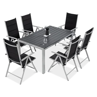SYDNEY Silver / Dark Grey - Meble ogrodowe - miniaturka - grafika 1