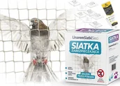 Zwalczanie i odstraszanie szkodników - SIATKA NA BALKON 5x3m NA GOŁĘBIE PTAKI ZESTAW MONTAŻOWY BEZ WIERCENIA UV LINAREM SIATKI SIECI - miniaturka - grafika 1