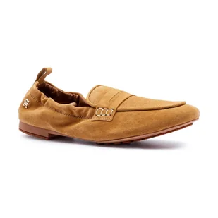 Tommy Hilfiger Skórzane mokasyny - Mokasyny damskie - miniaturka - grafika 1