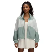 Kurtki damskie - Damska kurtka treningowa Under Armour UA Rival Woven Jacket - zielona - UNDER ARMOUR - miniaturka - grafika 1