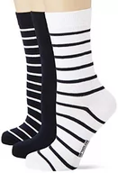 Skarpetki damskie - Armor Lux Zestaw 3 par Skarpetki damskie Tri Nona", Wielokolorowy (Bogaty granatowy/biały Bi8), 39-41 EU - miniaturka - grafika 1