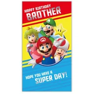 Kartki okolicznościowe i zaproszenia - Kartka urodzinowa Super Mario Brother - miniaturka - grafika 1
