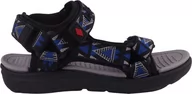 Buty dla dziewczynek - Lee Cooper Sandały dziecięce Lee Cooper Smartstep Czarne LCW-22-34-0964K r. 28.0 - miniaturka - grafika 1