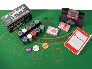 Poker Range Zestaw pokerowy TEXAS HOLDEM - Gry karciane - miniaturka - grafika 1