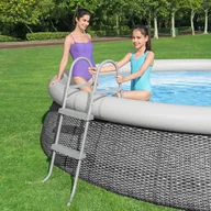 Akcesoria do basenów - Bestway 2-stopniowa drabinka basenowa Flowclear, 84 cm - miniaturka - grafika 1