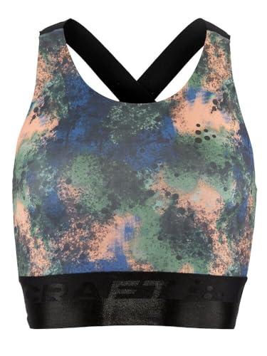 Craft CORE Essence Sport Top | damski top sportowy L | Jump-Cosmo | Sport Top damski z lekkim podparciem | skrzyżowane ramiączka | wyściełany przód | Quick Dry koszulka sportowa damska