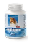 Suplementy i witaminy dla psów - Mikita Amino Biotin Na Sierść Dla Psów I Kotów 150Tabl - miniaturka - grafika 1
