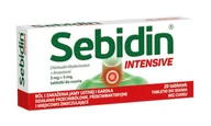 Przeziębienie i grypa - OMEGA PHARMA Sebidin Intensive 20 tabletek do ssania Długi termin ważności! 3598441 - miniaturka - grafika 1