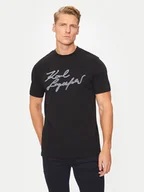 Koszulki męskie - KARL LAGERFELD T-Shirt 755048 544224 Czarny Regular Fit - miniaturka - grafika 1
