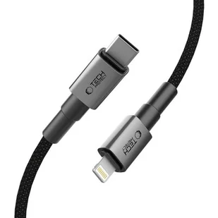 Kabel USB-C - Lightning TECH-PROTECT UltraBoost DNA PD27W/3A 2 m Szary - Kable USB - miniaturka - grafika 1